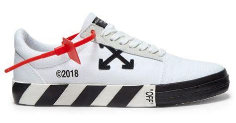 Off-White c/o Virgil Abloh Vulc Low-top Canvas Trainers in White for Men | Lyst UK