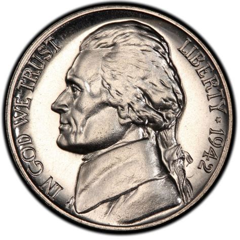 1942 Jefferson Nickel Values and Prices - Past Sales | CoinValues.com