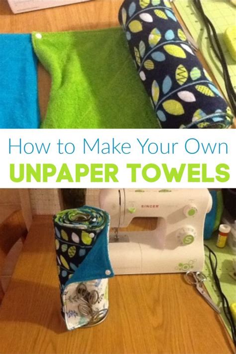 Step-By-Step instructions for how to make your own unpaper towels. I ...