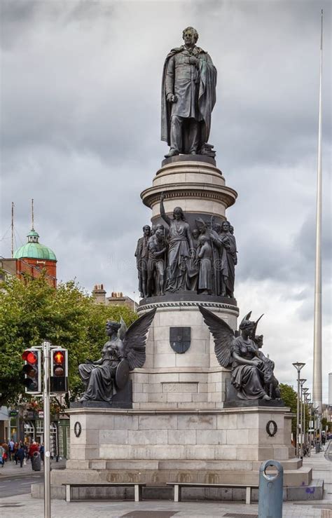 Statue Of Daniel O'Connell In Dublin Ireland Stock Photo - Image of europe, political: 60506222