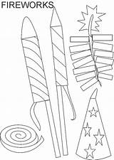 Free Printable Fireworks Coloring Pages For Kids sketch template