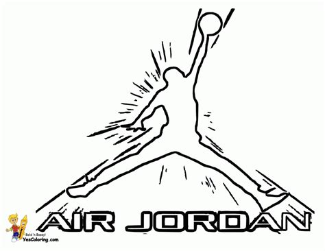 Air Jordan Coloring Pages - Coloring Home