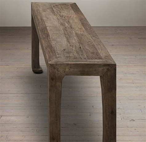 Pin on Reclaimed wood console table