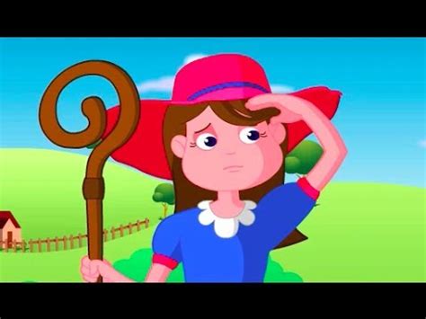 Little Bo Peep Has Lost Her Sheep Nursery Rhyme | Cartoon Animation Songs For Children - YouTube