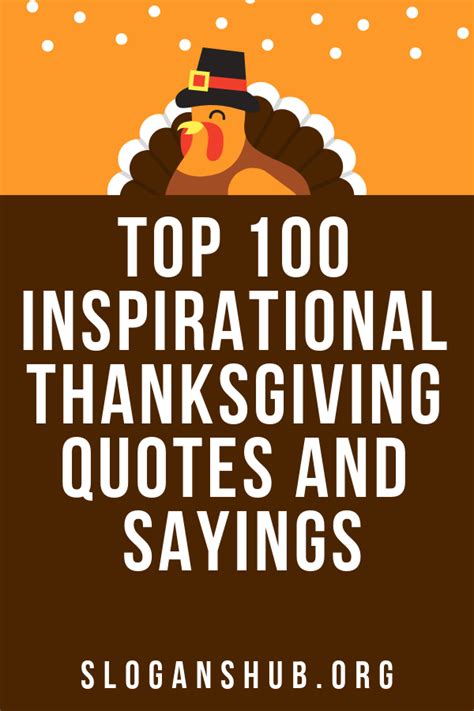 the top 100 inspirational thanksgiving quotes and sayings