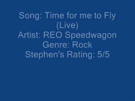 REO Speedwagon - Time For me to Fly (Lyrics & Song) - YouTube