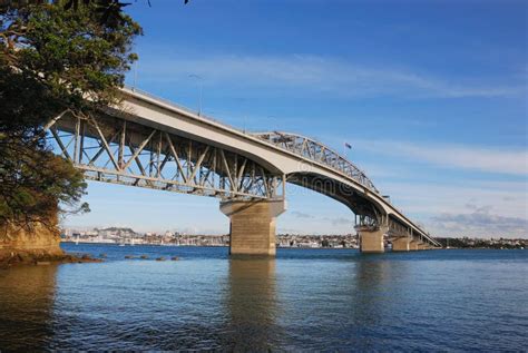 Auckland Harbor bridge stock image. Image of outside, town - 5722511