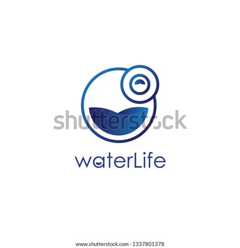 Water Life Logo Ideas Stock Vector (Royalty Free) 1337801378 | Shutterstock