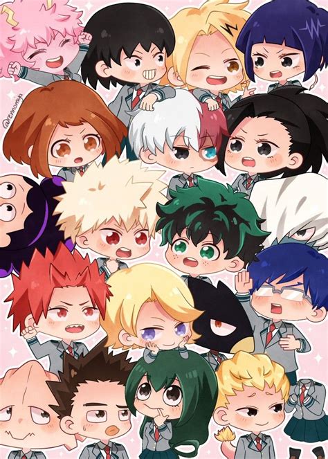 Cute Chibi Mha Characters - See more ideas about anime chibi, kawaii chibi, cute drawings.