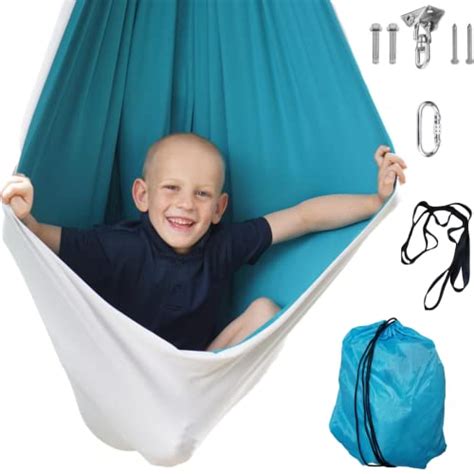 Sensory Swing for Kids Indoor XL 360° Hardware Indoor Therapy Swing fo ...