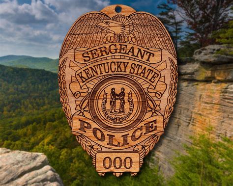 Kentucky State Police Badge or Shoulder Patch Ornament | Etsy