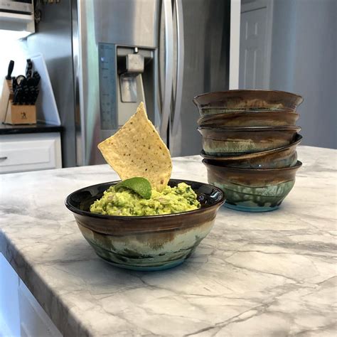 Fresh Guacamole in my new green bowls. Love these little bowls, they ...