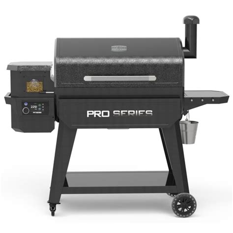 Pit Boss Wood Pellet Pro Series 1600 1598-Sq in Black Pellet Grill with ...