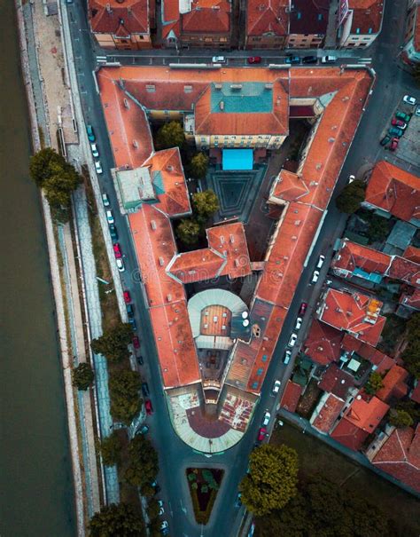 City of Nis University Building Aerial View in Serbia Stock Photo - Image of street, castle ...