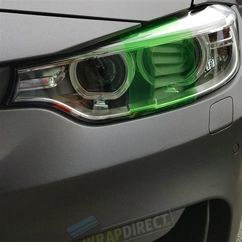 Green Headlight + Tail Light Tint Film - Wrap Direct