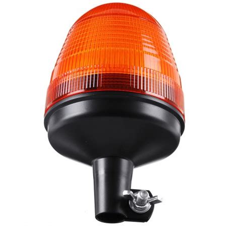 12V-24V LED Rotating Flashing Amber Beacon Flexible Tractor Strobe ...