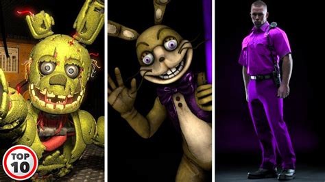 Top 10 FNAF William Afton Facts | Marathon - YouTube