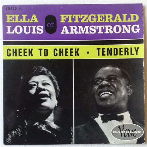 Cheek to cheek / tenderly by Ella Fitzgerald Louis Armstrong, EP with ...