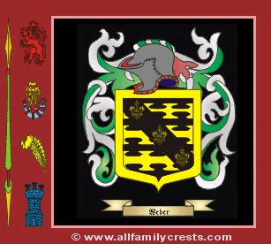 Webber family crest and meaning of the coat of arms for the surname ...