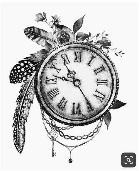 Pin by Georgina on Tattoos | Vintage clock tattoos, Watch tattoos ...