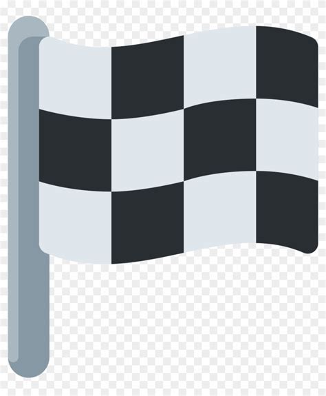 Racing Flag - Emoji Checkered Flag, HD Png Download - 2048x2048(#1359201) - PngFind