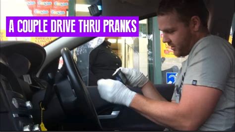 A Couple Drive Thru Pranks - YouTube