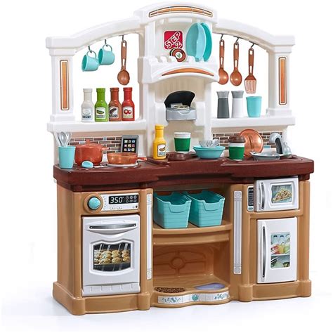 Step2 Fun with Friends Kitchen | Large Plastic Play Kitchen with ...