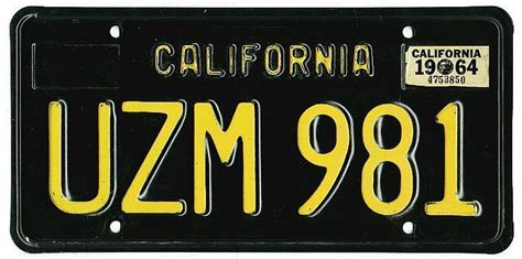 California DMV bringing back classic black license plates | License plate, Work space decor ...