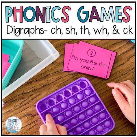 Phonics Games- Digraphs - Rhody Girl Resources