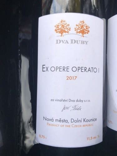 Dva Duby Ex Opere Operato I | Vivino US