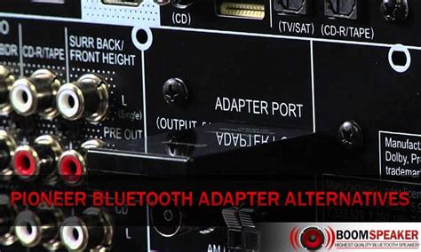 Pioneer Bluetooth Adapter Alternative - BoomSpeaker