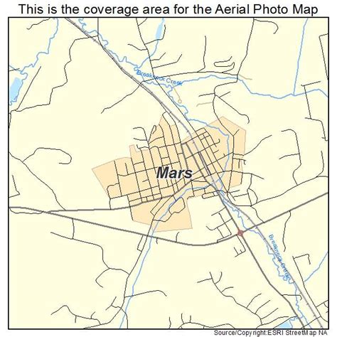 Aerial Photography Map of Mars, PA Pennsylvania