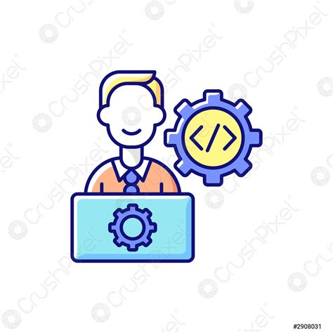 IT department RGB color icon - stock vector 2908031 | Crushpixel