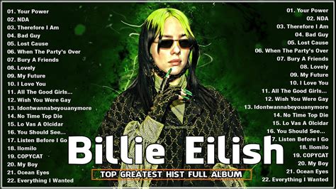 Billie Eilish Greatest Hits Full Album 🔥 Top 20 Best Songs of Billie ...