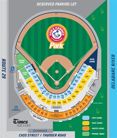 Trenton Thunder Stadium Seating Chart - chartdevelopment