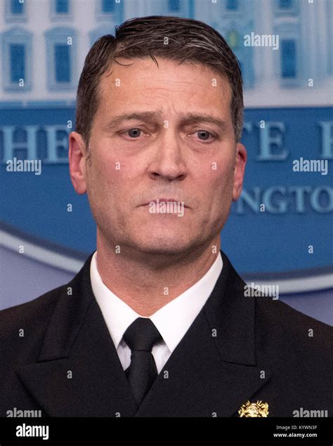 United States Navy Rear Admiral Dr. Ronny Jackson, US President Donald ...