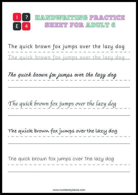 Handwriting Worksheets Free Printables - Free Printable Worksheet