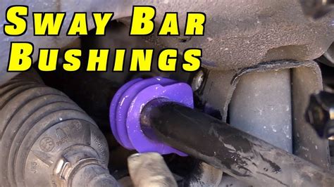 How To Install Stabilizer Bar Bushings