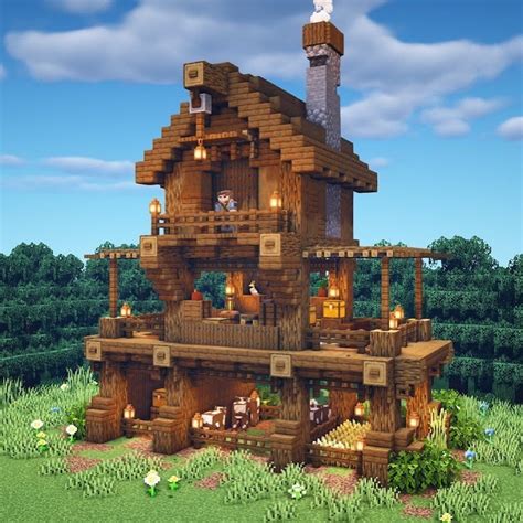 Casa Medieval Minecraft, Minecraft House Plans, Easy Minecraft Houses, Minecraft Cottage ...