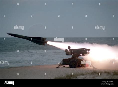 An MIM-23 Hawk missile is fired by the 3rd Light Anti-aircraft Missile ...