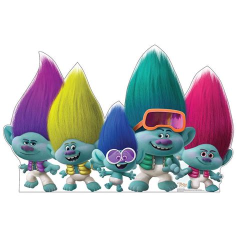 BROZONE GROUP | Trolls birthday party, Cardboard cutout, Troll