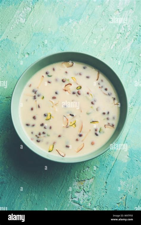 Basundi / Rabri or Rabdi - is a dessert made of condensed milk and dry ...