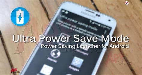 Ultra Power Save Mode - A Powersaving Launcher For Android