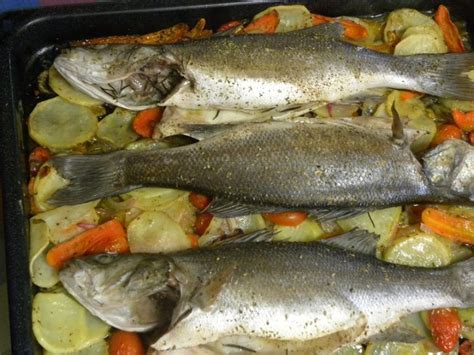 Lavraki Plaki (baked Branzino) on a Bed of Vegetables - Kopiaste..to Greek Hospitality