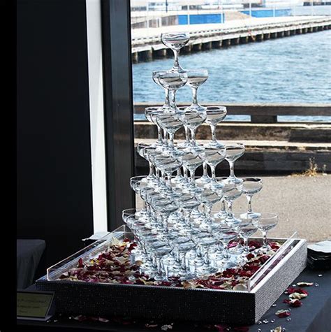 Champagne Tower Idea | Champagne tower, Wedding vows renewal, Champagne