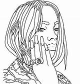 Billie Eilish 1 coloring Page  Download Print Or Color Online For Free sketch template