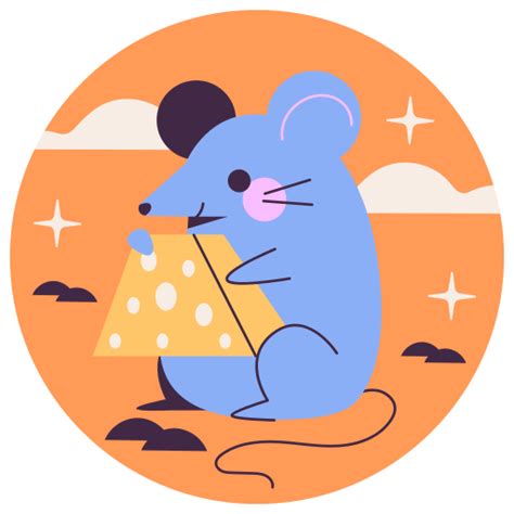 Mouse Stickers - Free animals Stickers