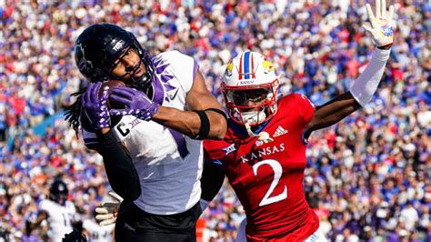 TCU, Kansas put on worthy thriller as Quentin Johnston wins out ...