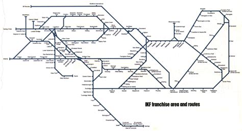 South Eastern train / rail maps