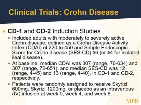 New Indication: Skyrizi for Crohn Disease - MPR